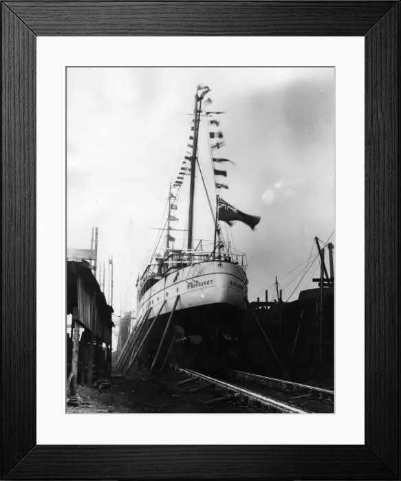 Framed Print : Ships Launch Framed Print : Ships Launch