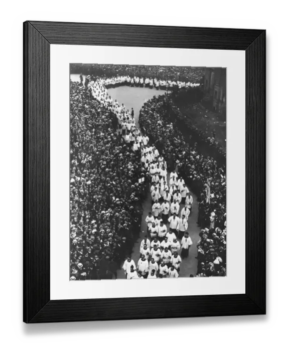 Framed Print : Roman Catholic Parade Framed Print : Roman Catholic Parade