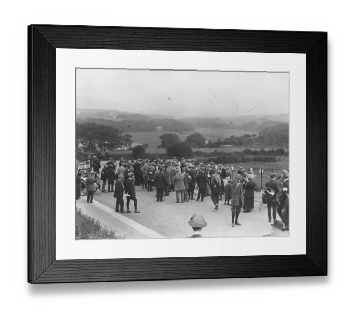 Framed Print : Pre-Race Gathering