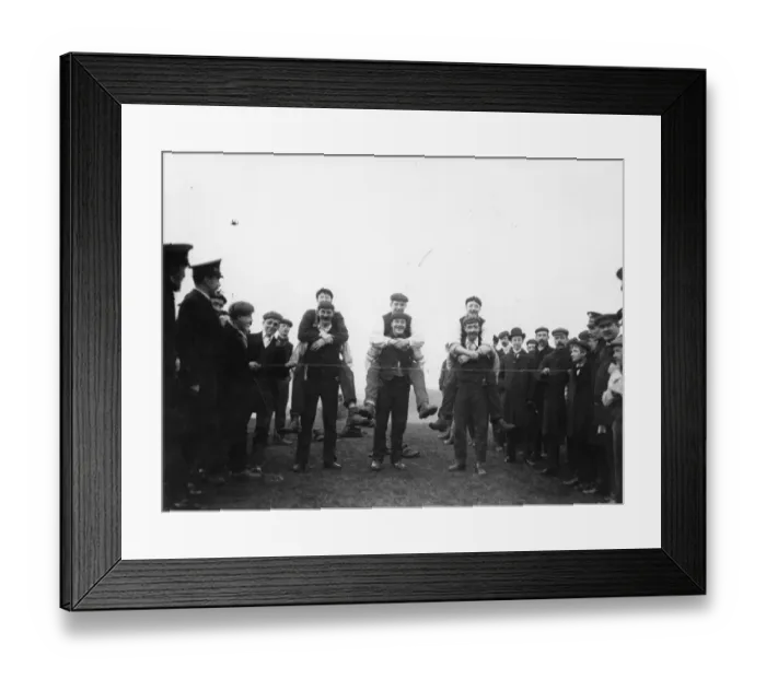 Framed Print : Piggy-Back Race Framed Print : Piggy-Back Race