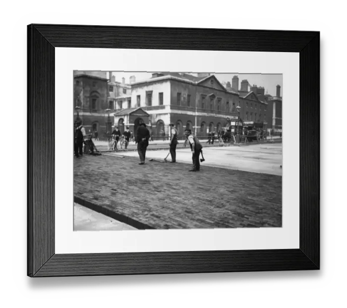 Framed Print : Road Construction Framed Print : Road Construction