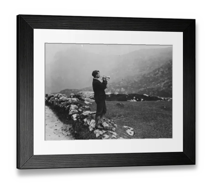 Framed Print : Icelandic Bugler Framed Print : Icelandic Bugler
