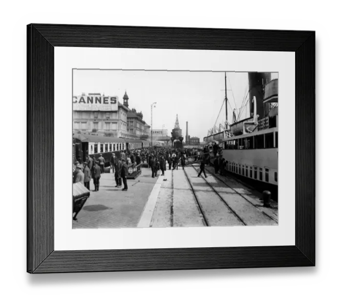 Framed Print : Ship Embarkation Framed Print : Ship Embarkation