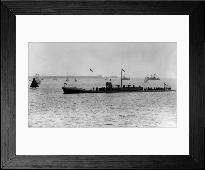 Framed Print : K2 Submarine Framed Print : K2 Submarine