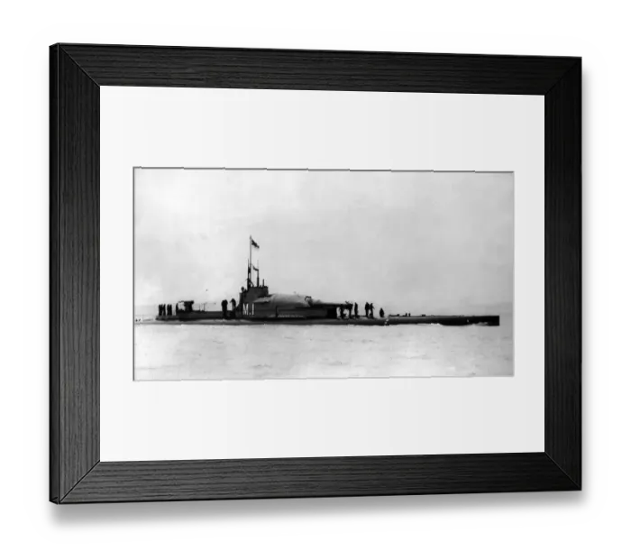 Framed Print : MI Submarine Framed Print : MI Submarine