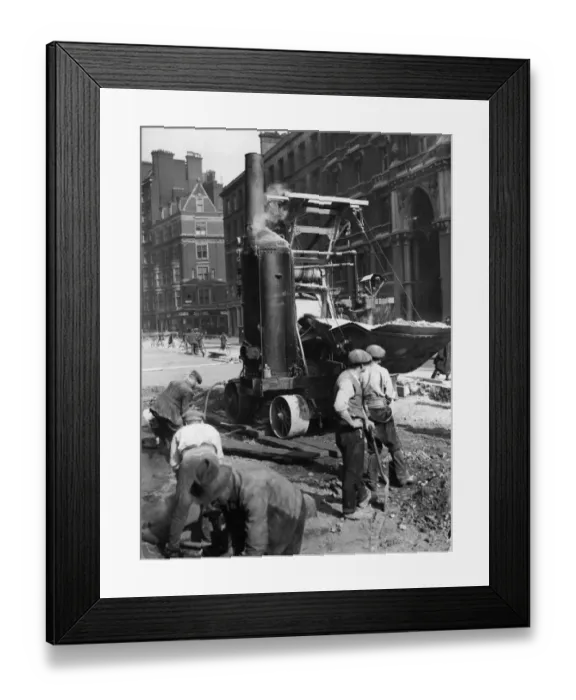 Framed Print : Cement Mixer Framed Print : Cement Mixer