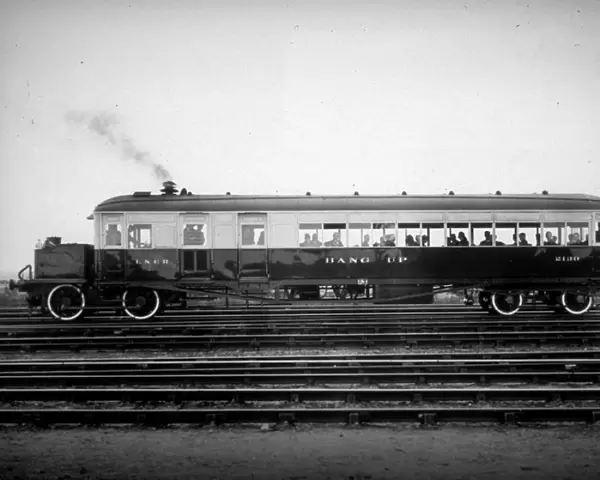 Railcar. 1928: The Clayton Steam Coach. (Photo by Topical Press Agency / Getty Images)