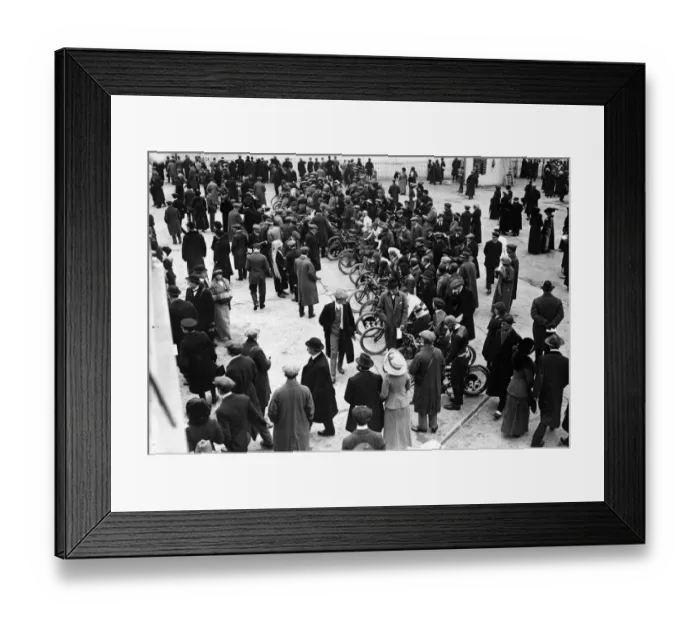 Framed Print : Motorcycle Line-Up Framed Print : Motorcycle Line-Up