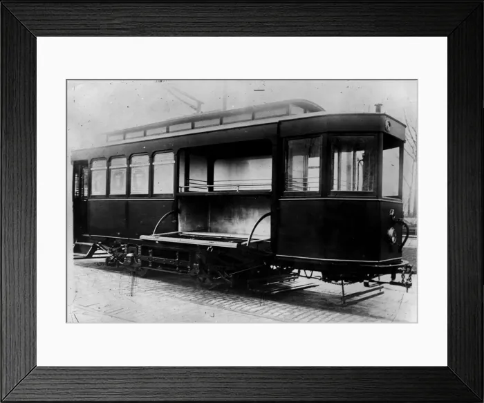 Framed Print : Funeral Tram Framed Print : Funeral Tram