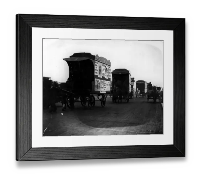 Framed Print : Conservative Vans Framed Print : Conservative Vans