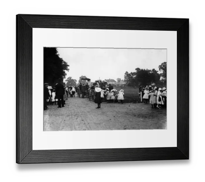 Framed Print : School Outing