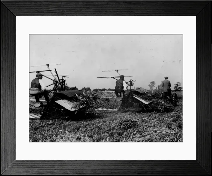Framed Print : Motorized Harvest Framed Print : Motorized Harvest
