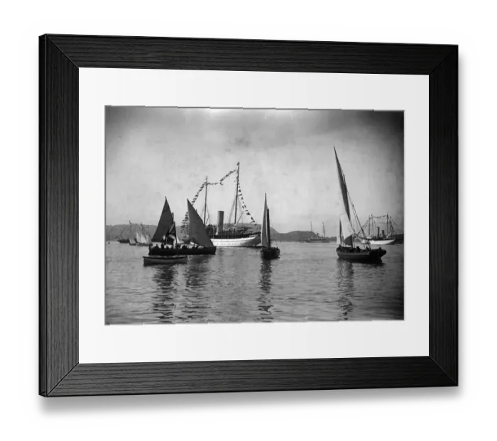 Framed Print : Whalers Race Framed Print : Whalers Race