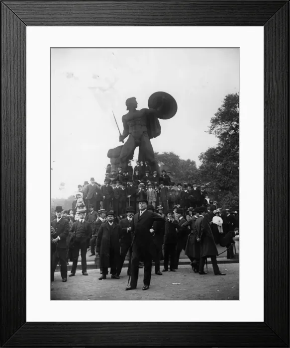 Framed Print : Hercules Statue Framed Print : Hercules Statue