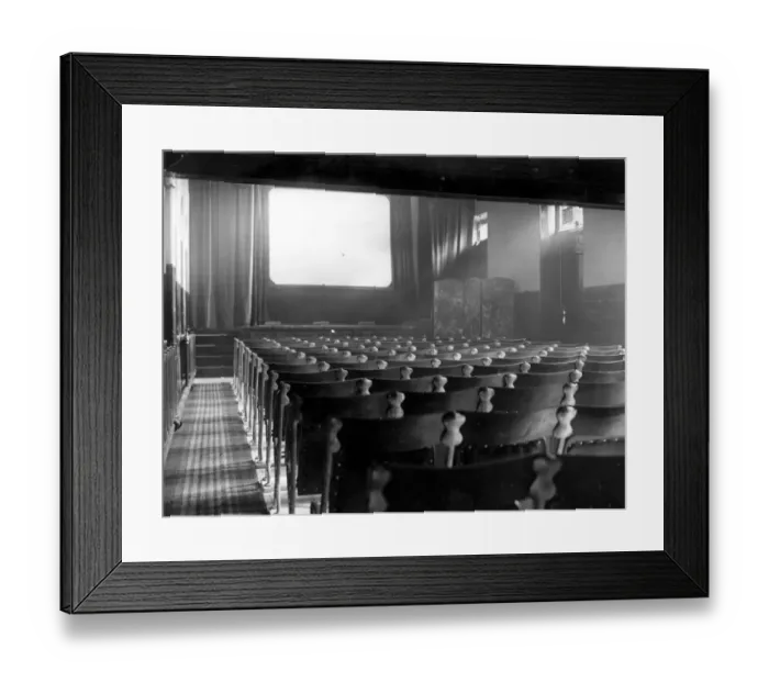 Framed Print : Out-Building Cinema Framed Print : Out-Building Cinema
