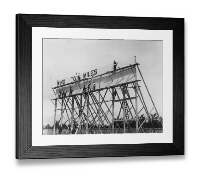 Framed Print : Information Board Framed Print : Information Board