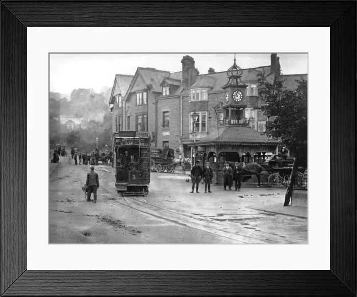 Framed Print : Matlock Bridge Street Framed Print : Matlock Bridge Street