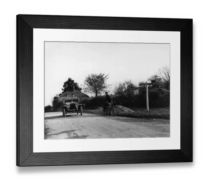 Framed Print : a Scout. 1909: An Automobile Association inspector Framed Print : a Scout. 1909: An Automobile Association inspector