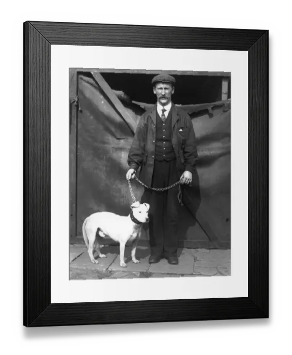 Framed Print : Post Office Dog