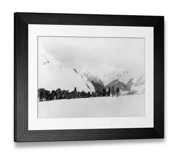 Framed Print : Expedition Porters Framed Print : Expedition Porters