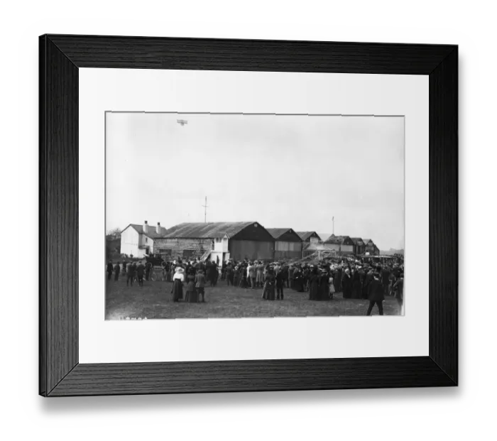 Framed Print : Brooklands Flight