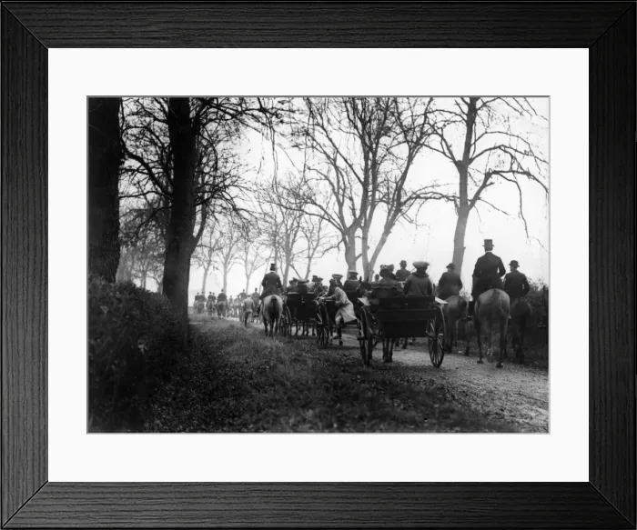 Framed Print : The Hunt Procession Framed Print : The Hunt Procession