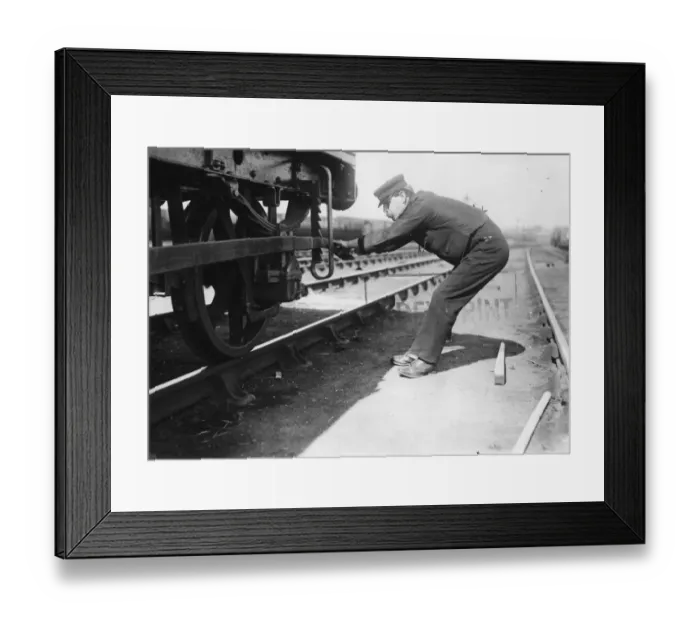 Framed Print : Brake Trials
