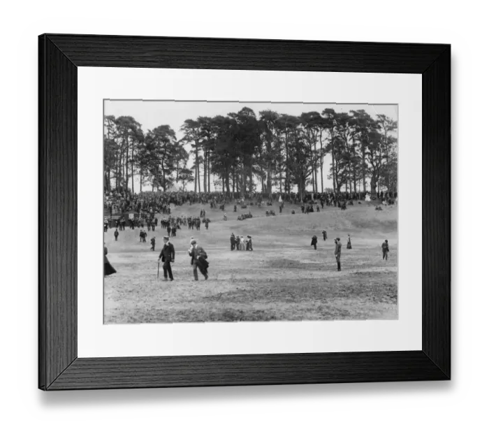 Framed Print : Brooklands Crowd Framed Print : Brooklands Crowd