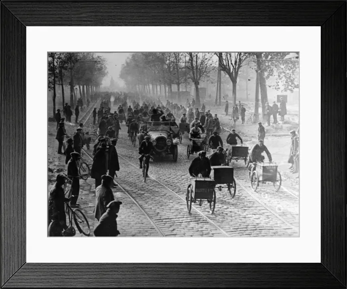 Framed Print : Delivery Boys Race Framed Print : Delivery Boys Race