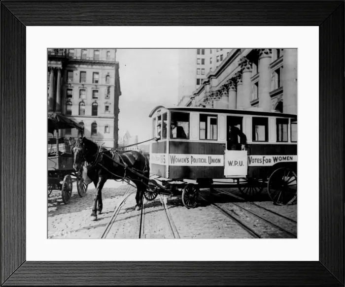 Framed Print : Suffragette Transport Framed Print : Suffragette Transport