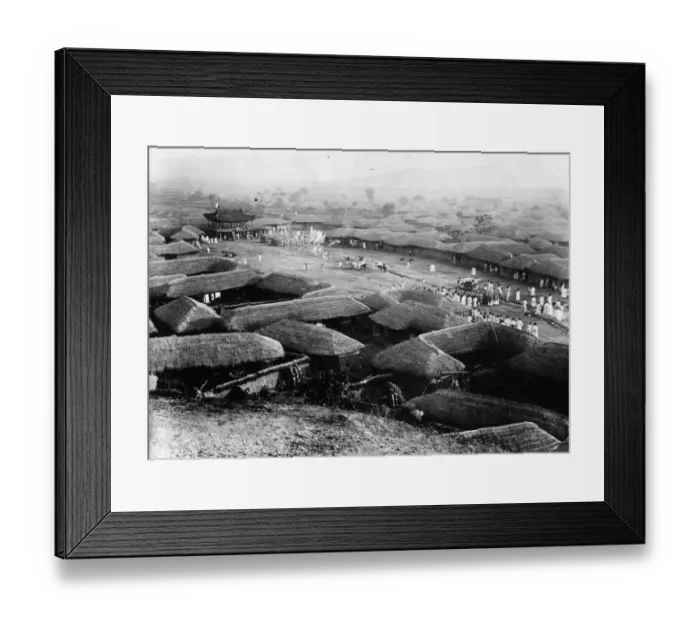 Framed Print : Korean Town