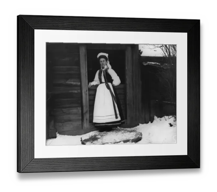 Framed Print : Swedish Costume Framed Print : Swedish Costume