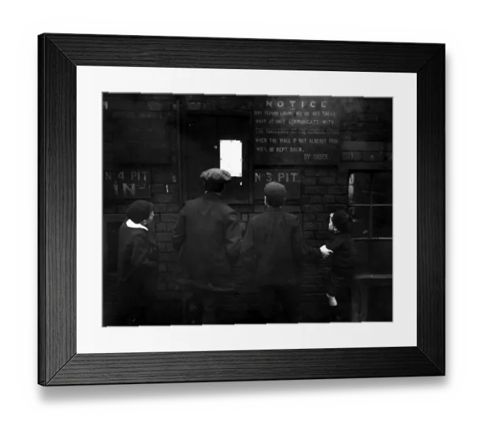 Framed Print : Pit Notice Framed Print : Pit Notice