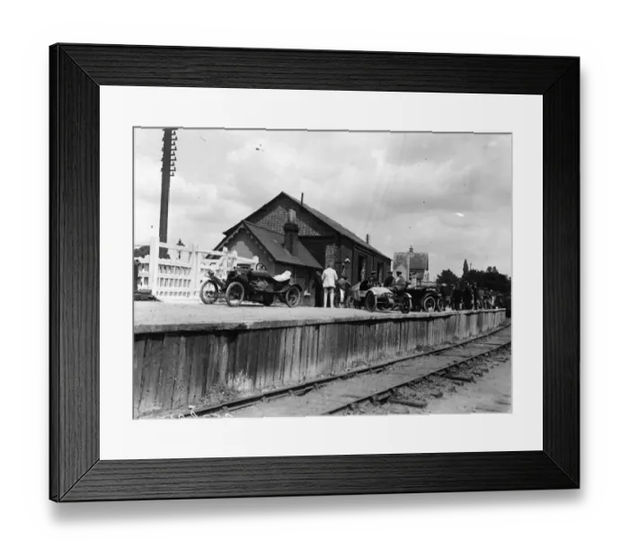 Framed Print : Cars Weighing In Framed Print : Cars Weighing In