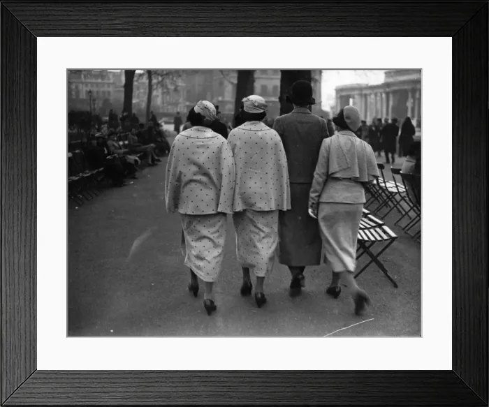 Framed Print : Fashion In The Park Framed Print : Fashion In The Park