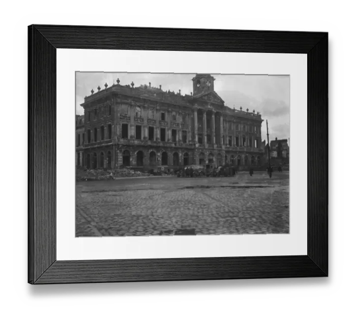 Framed Print : Cambrai Ruins Framed Print : Cambrai Ruins