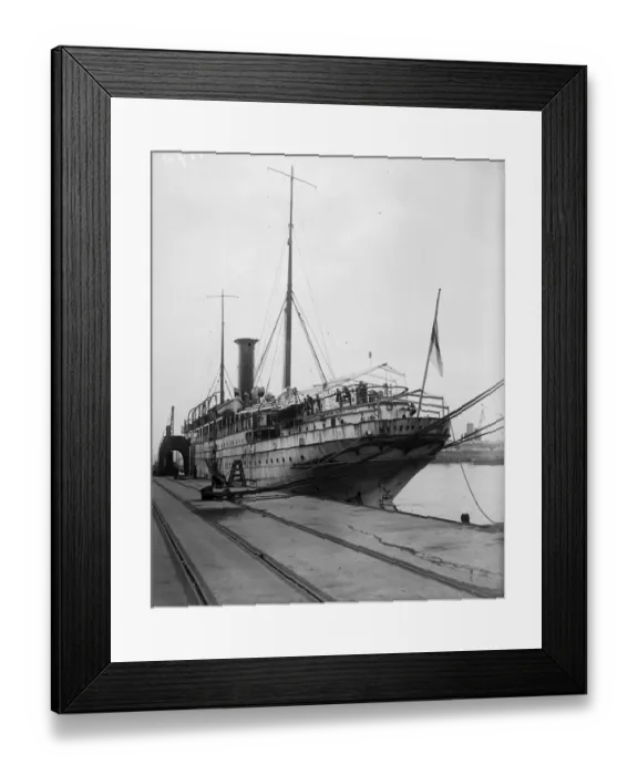 Framed Print : Kaisers Yacht