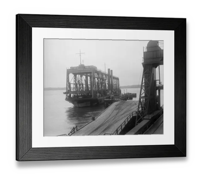 Framed Print : Train Ferry Framed Print : Train Ferry