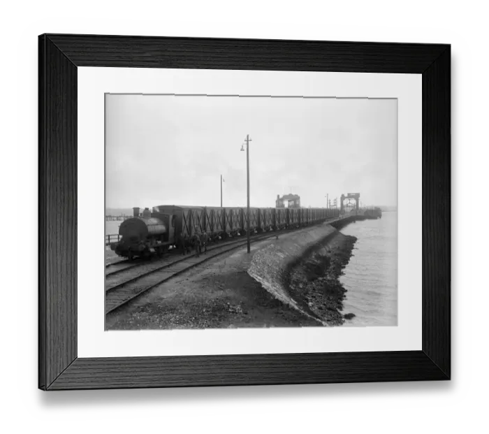 Framed Print : Ferry Train Framed Print : Ferry Train
