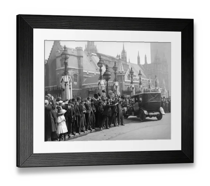 Framed Print : Here He Comes
