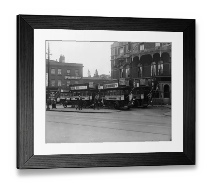 Framed Print : Bus Strike Framed Print : Bus Strike