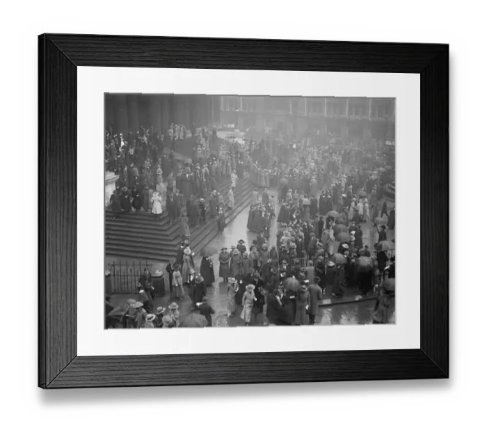 Framed Print : After The Service Framed Print : After The Service