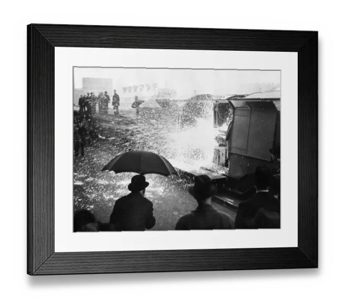 Framed Print : Welding Demonstration Framed Print : Welding Demonstration