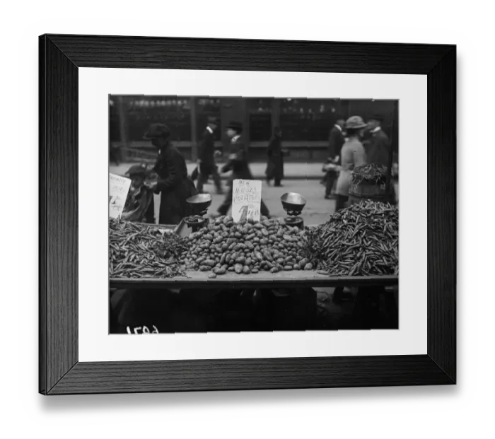 Framed Print : New Potatoes Framed Print : New Potatoes