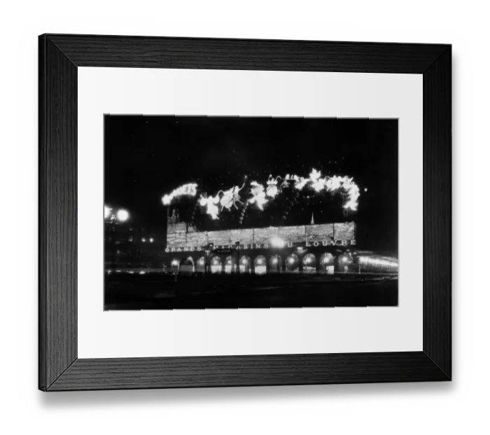 Framed Print : Magasins Du Louvre Framed Print : Magasins Du Louvre