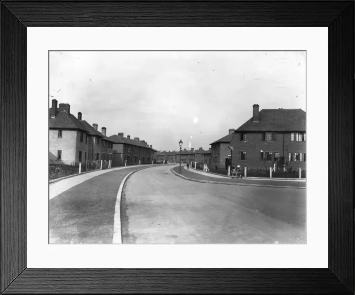 Framed Print : Housing Estate Framed Print : Housing Estate