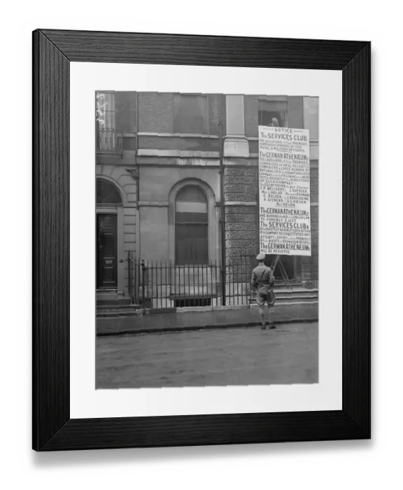 Framed Print : Services Club Framed Print : Services Club