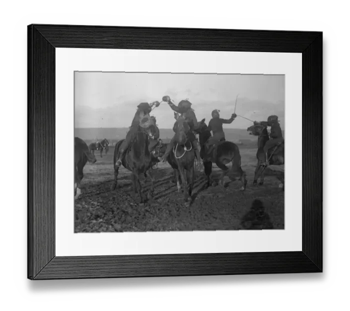 Framed Print : Mountie Battle Framed Print : Mountie Battle