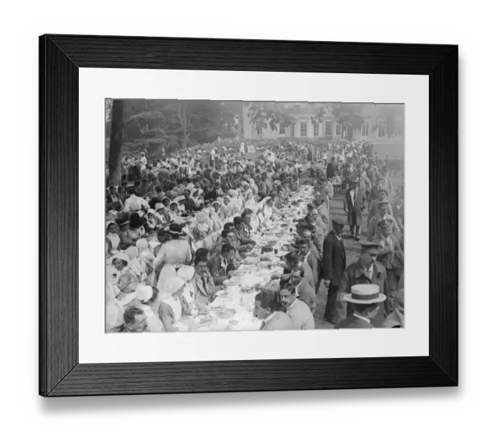 Framed Print : Military Lunch Framed Print : Military Lunch