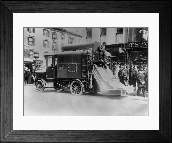 Framed Print : Street Sweeper Framed Print : Street Sweeper
